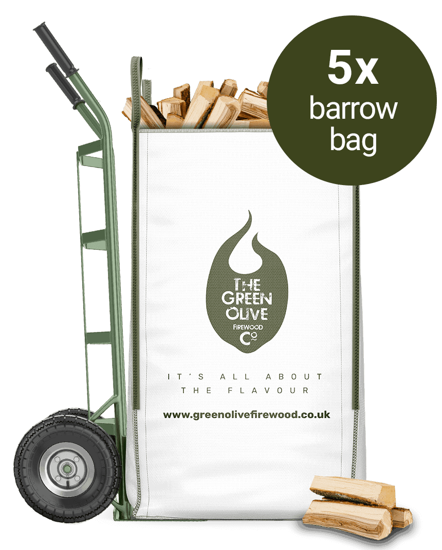 5 x Barrow Bags Kiln Dried Hardwood Logs