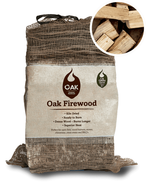 Net of Kiln Dried Oak Firewood with Preview