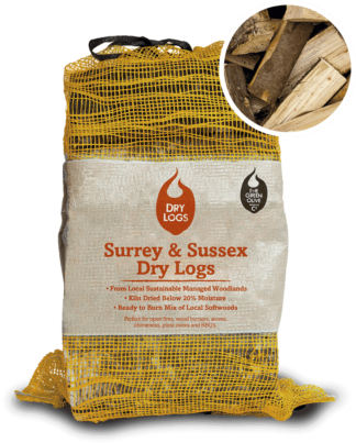 Large Bag of Surrey and Sussex Dry Firelogs